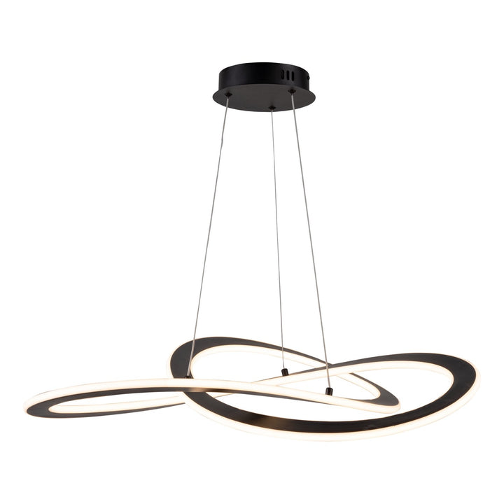 Collection Integrated Led Chandelier Black by Artcraft