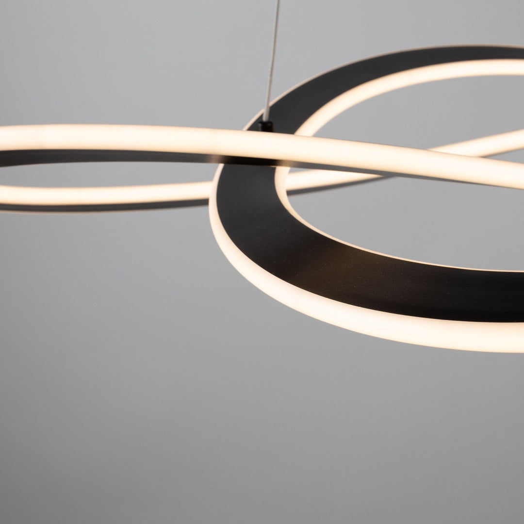 Collection Integrated Led Chandelier Black