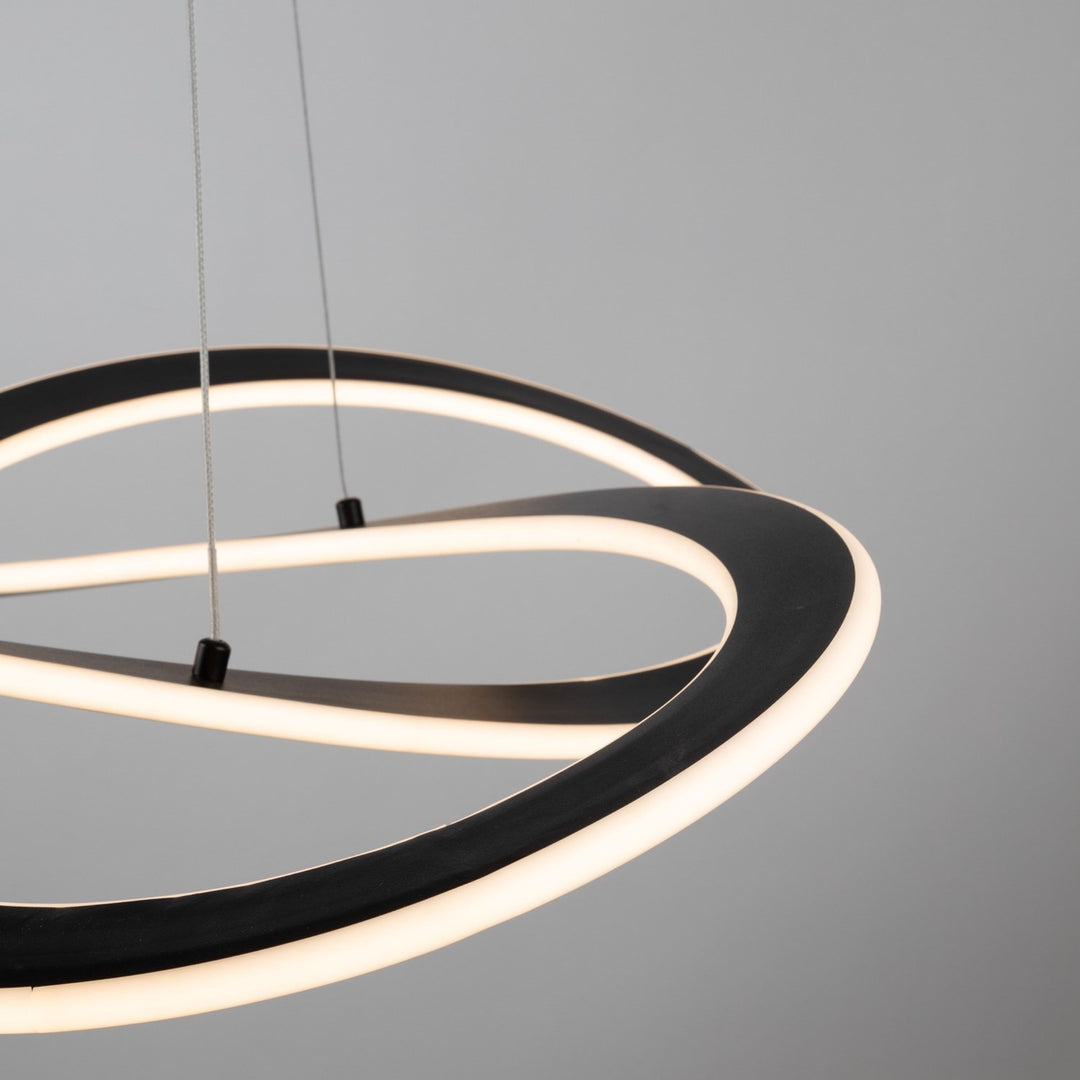 Collection Integrated Led Chandelier Black