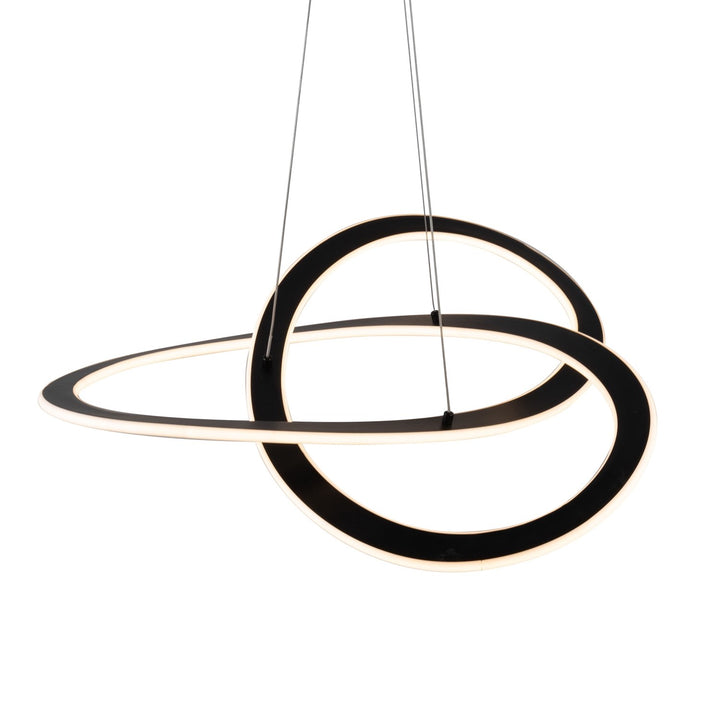 Collection Integrated Led Chandelier Black