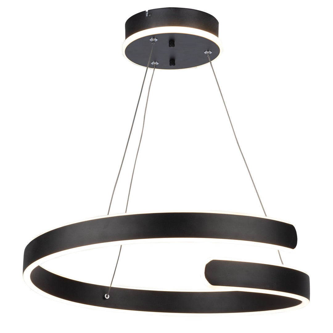 Collection Integrated Led Chandelier Black