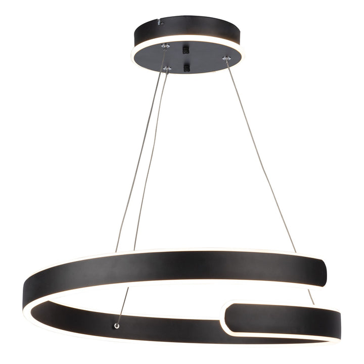 Collection Integrated Led Chandelier Black