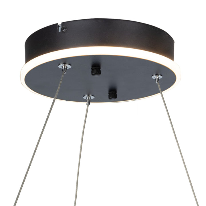 Collection Integrated Led Chandelier Black