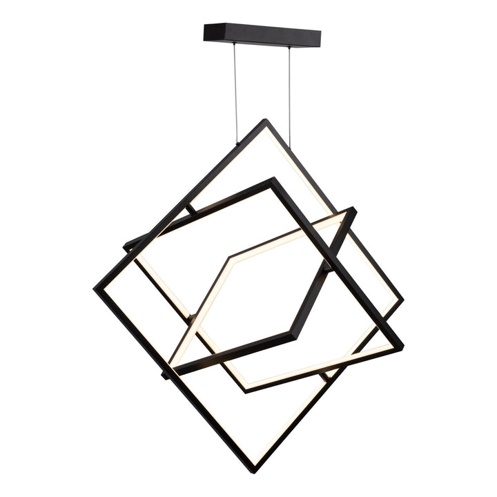 Collection Integrated Led Chandelier Black by Artcraft