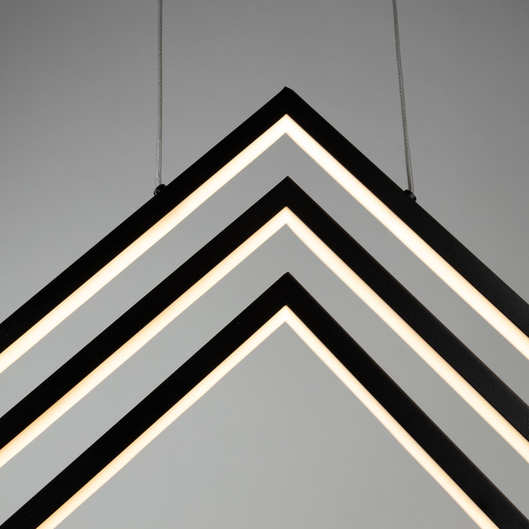 Collection Integrated Led Chandelier Black
