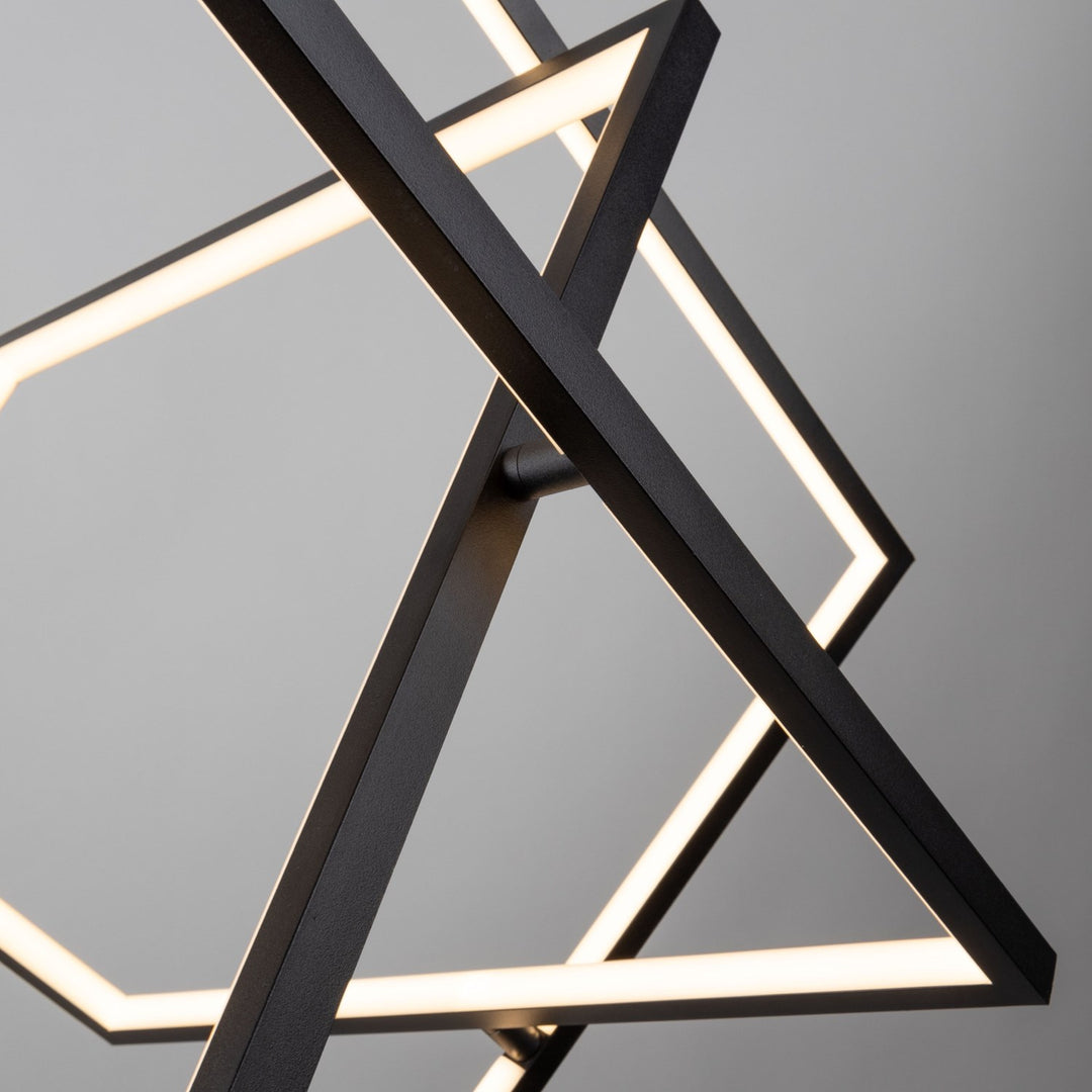 Collection Integrated Led Chandelier Black