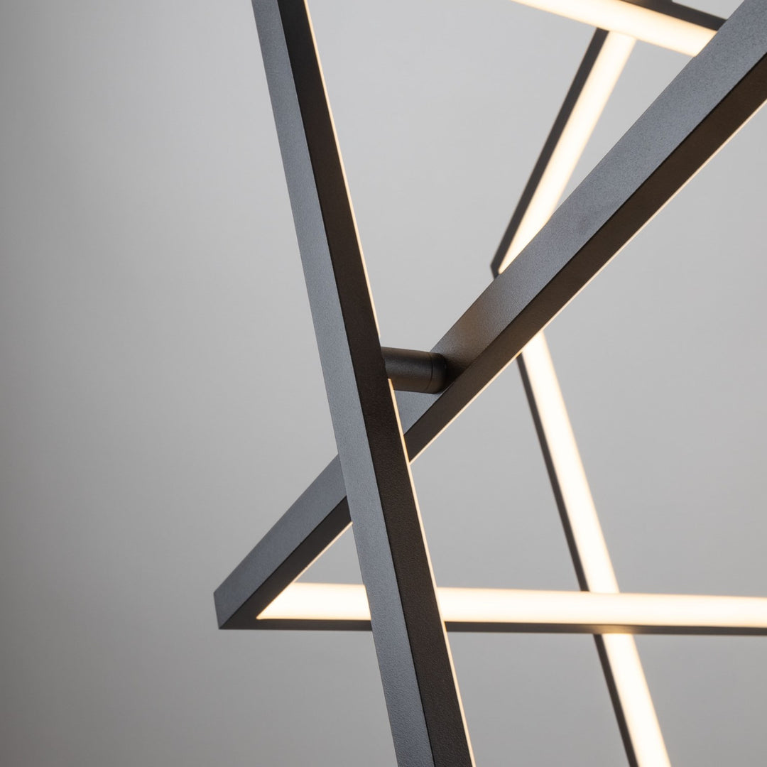 Collection Integrated Led Chandelier Black