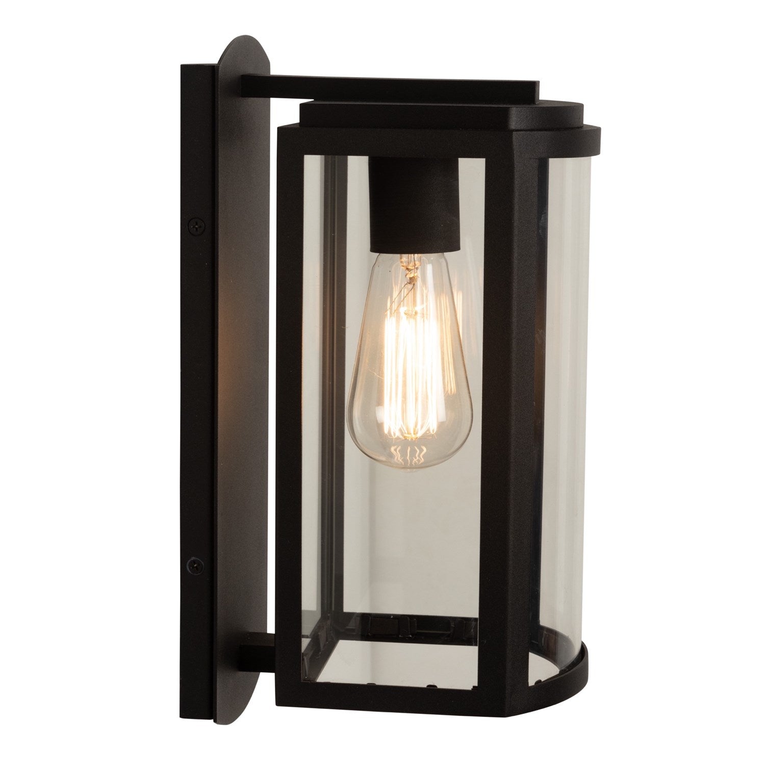 Collection 1-Light Exterior Wall Light Matte Black