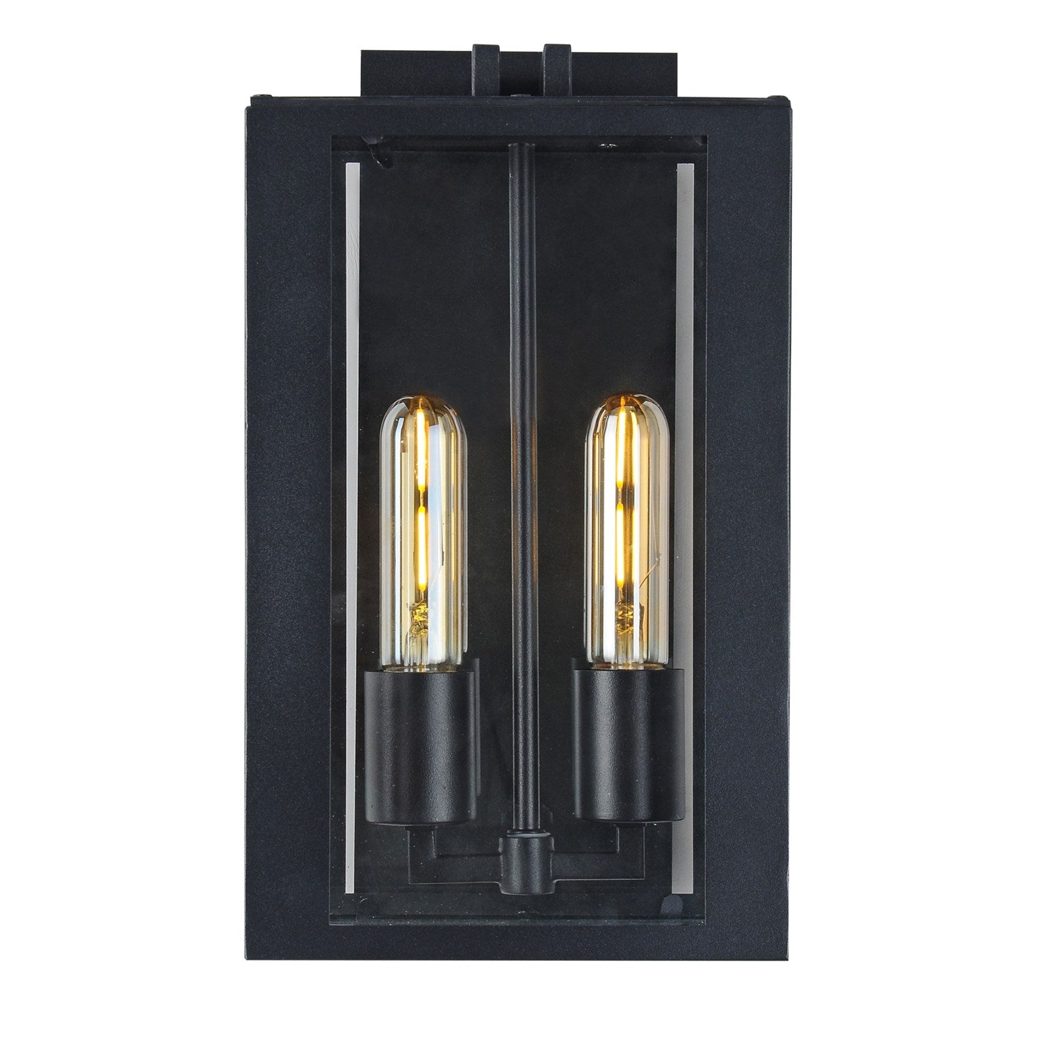 Collection 2-Light Exterior Wall Light Matte Black by Artcraft