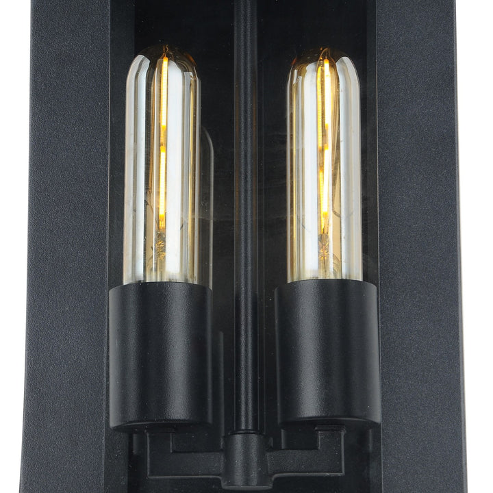 Collection 2-Light Exterior Wall Light Matte Black