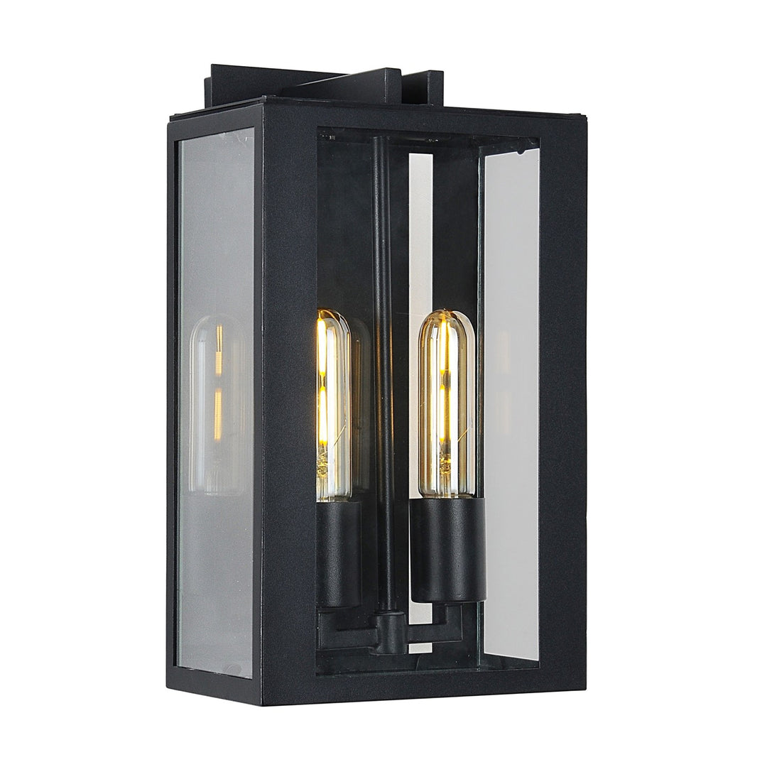 Collection 2-Light Exterior Wall Light Matte Black