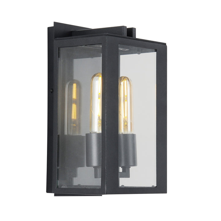 Collection 2-Light Exterior Wall Light Matte Black