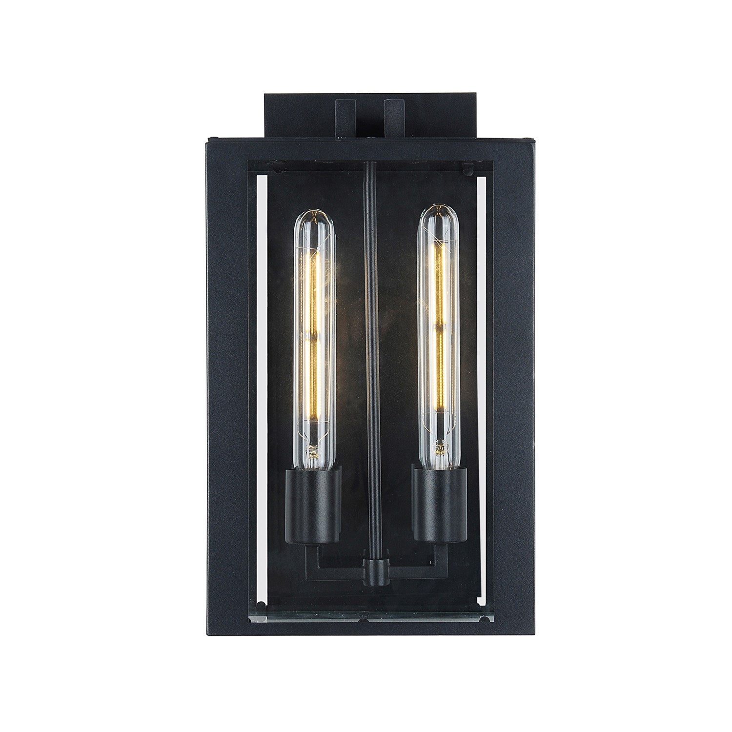 Collection 2-Light Exterior Wall Light Matte Black by Artcraft