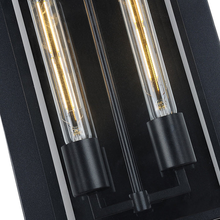 Collection 2-Light Exterior Wall Light Matte Black
