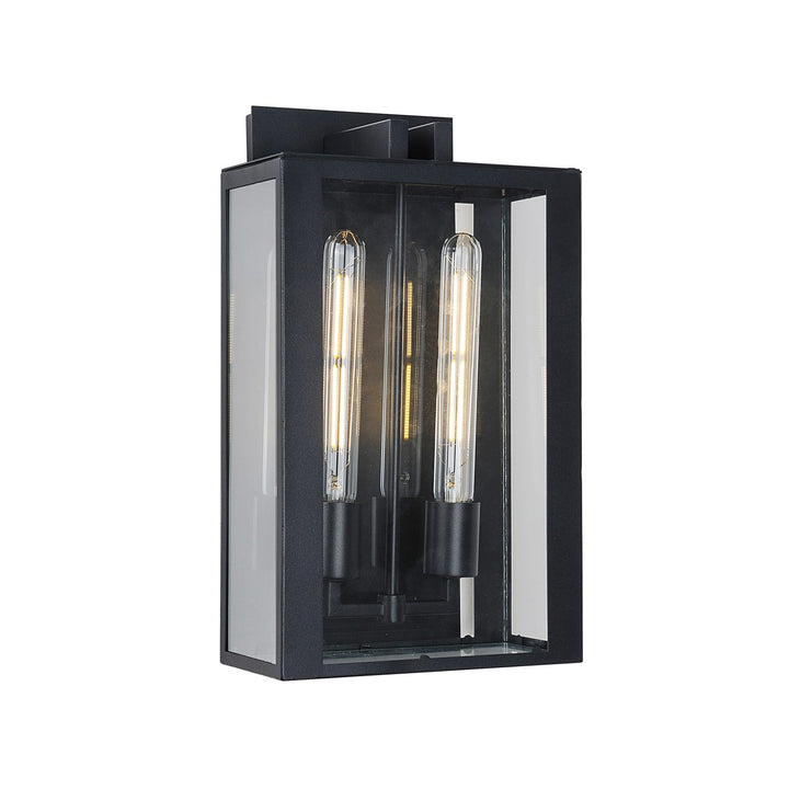 Collection 2-Light Exterior Wall Light Matte Black