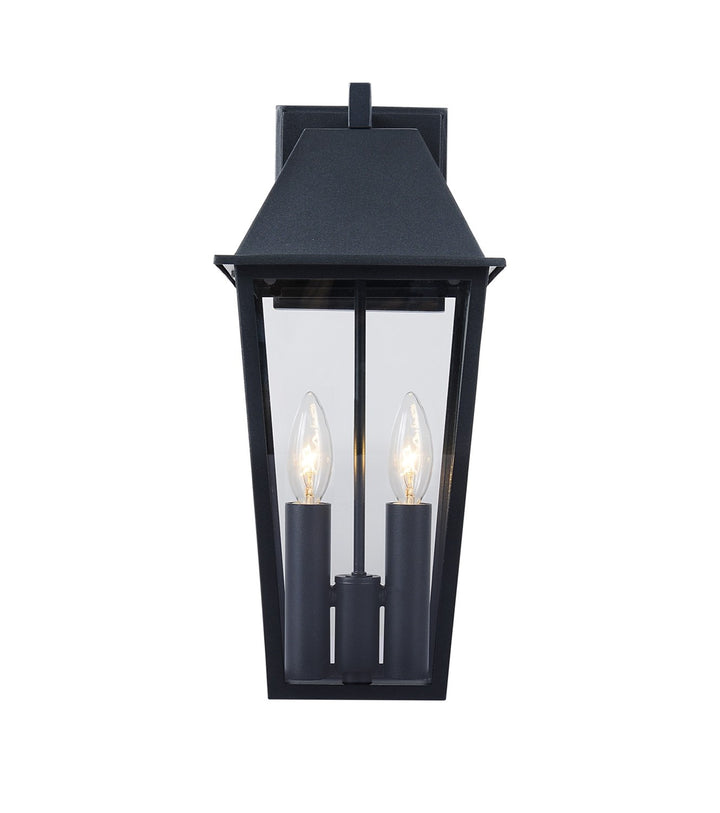 Collection 2-Light Exterior Wall Light Black