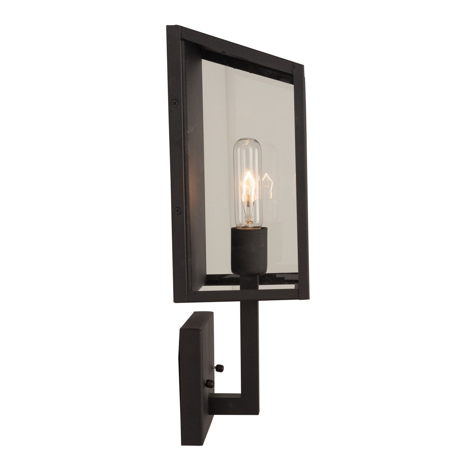 Collection 1-Light Exterior Wall Light Black