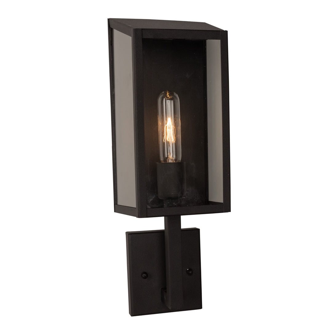 Collection 1-Light Exterior Wall Light Black