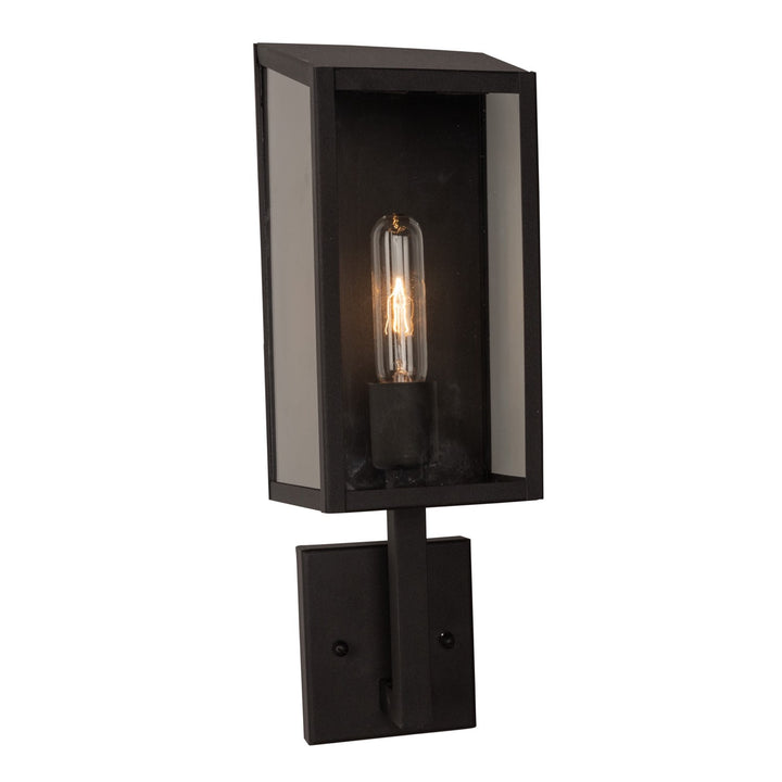 Collection 1-Light Exterior Wall Light Black