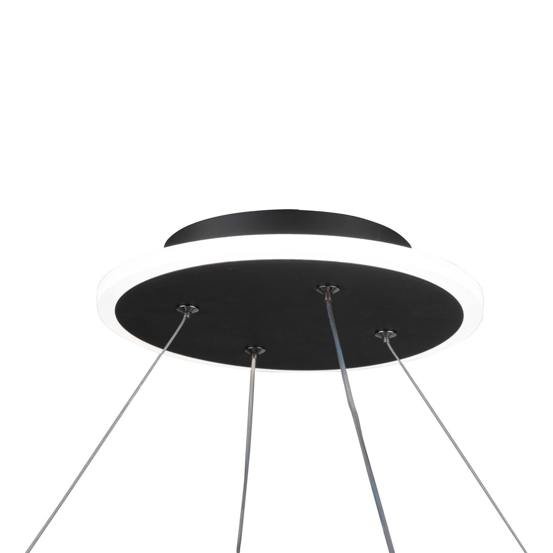 Collection Integrated Led Chandelier Black