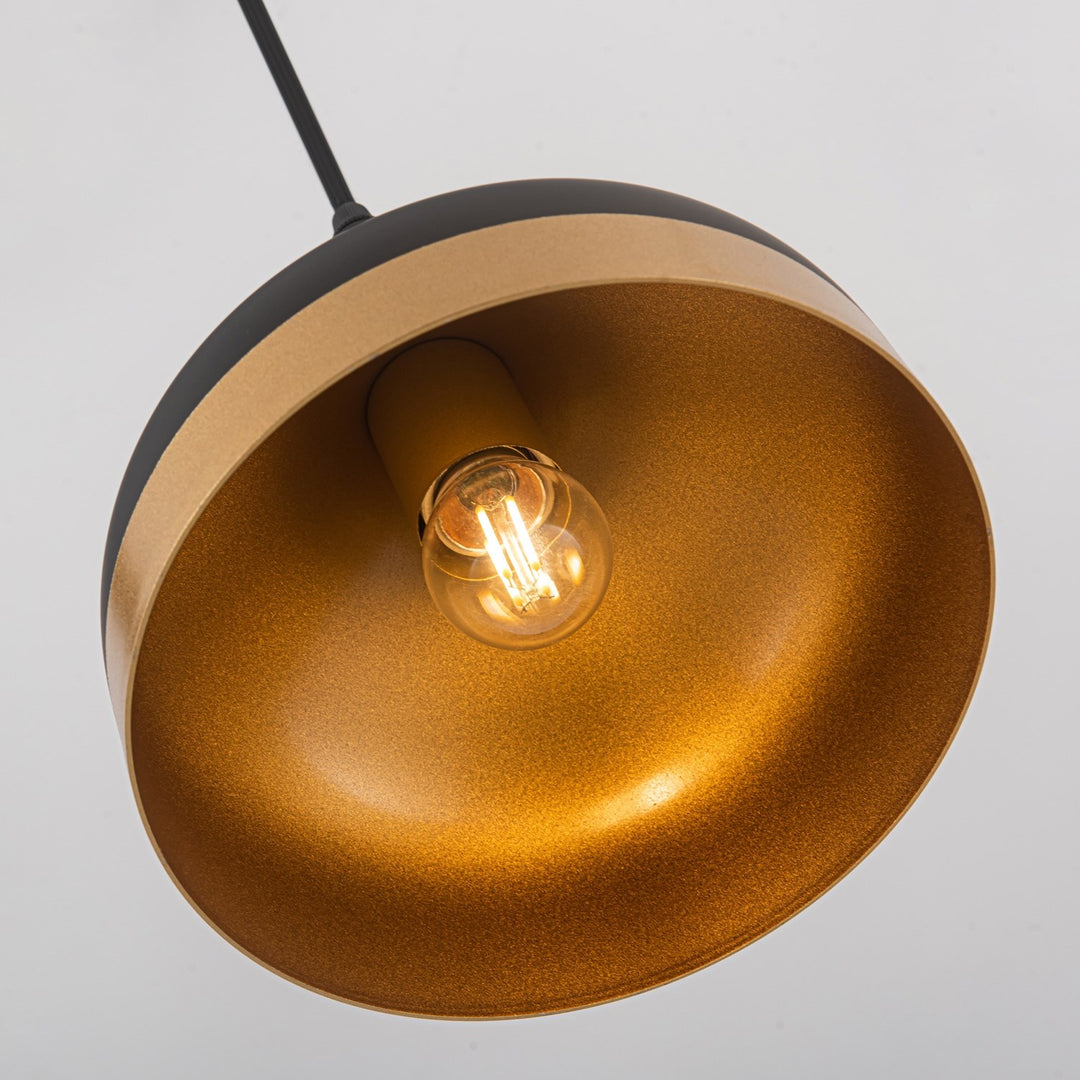 Collection 4-Light Island Light Black & Gold
