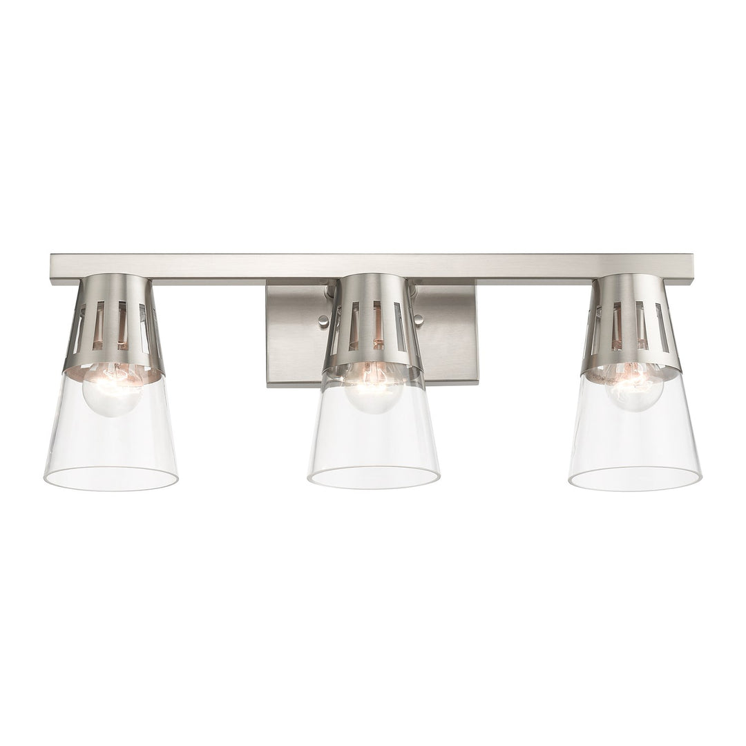 3 Light Brushed Nickel Vanity Sconce