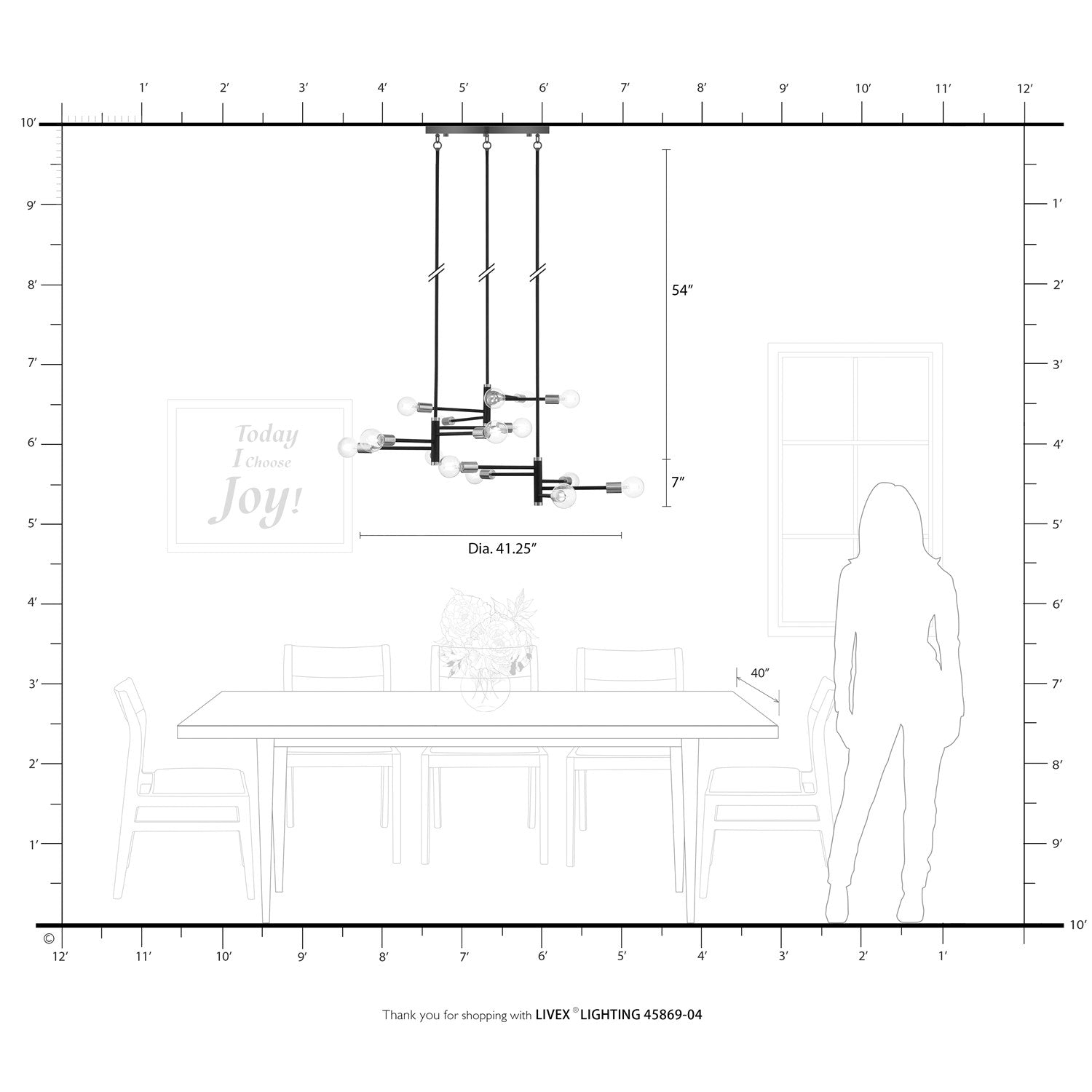 15 Light Black Extra Large Chandelier With Brushed Nickel Accents
