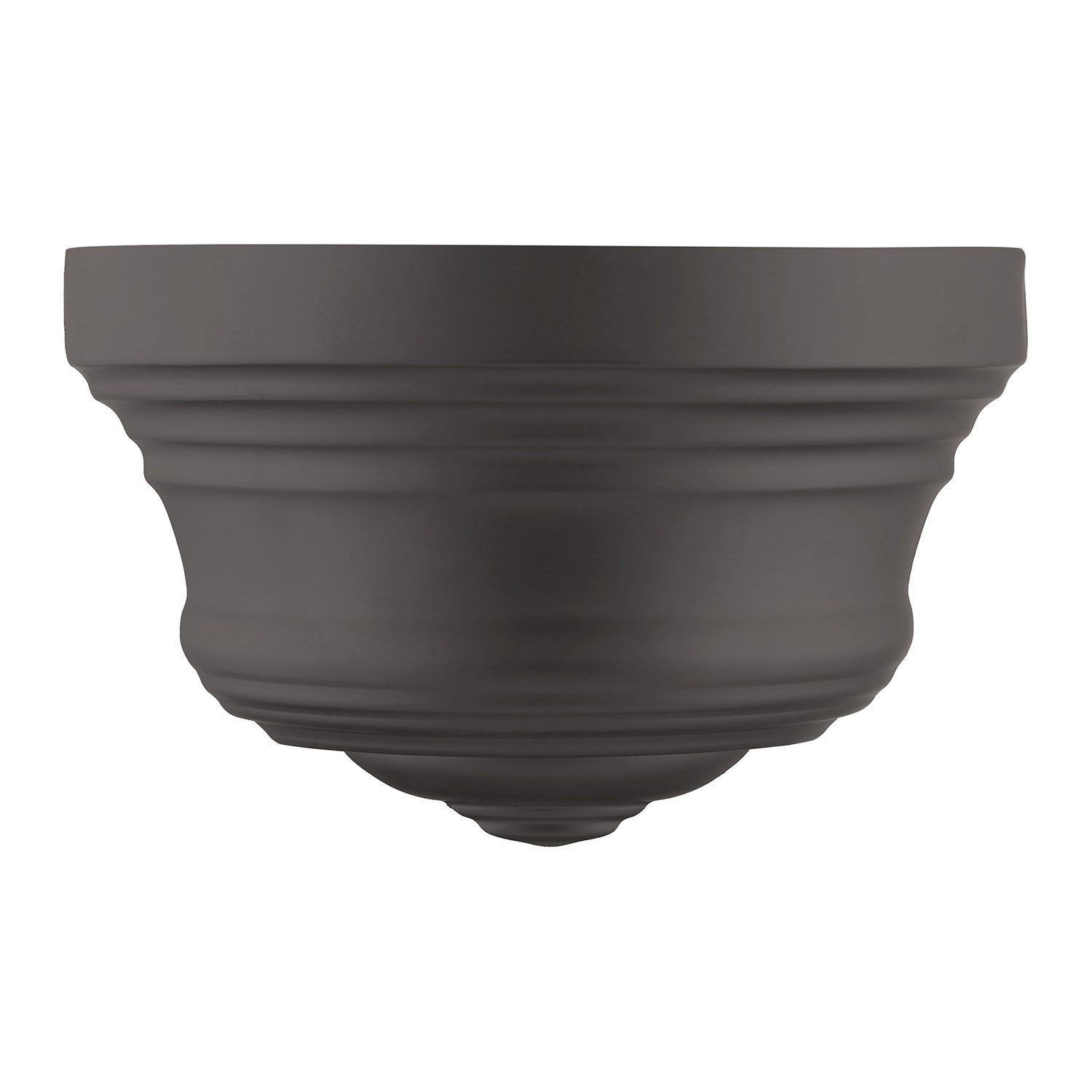 1 Light Bronze Ada Sconce With Gold Finish Inside by Livex Lighting