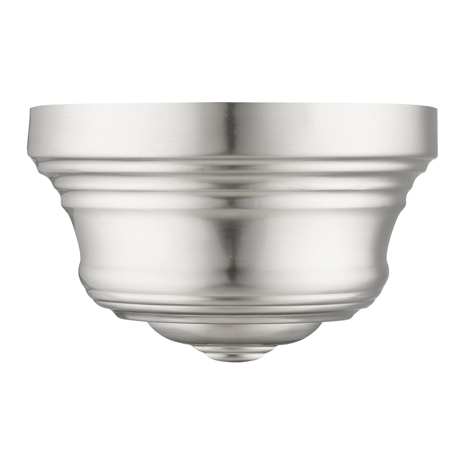 1 Light Brushed Nickel Ada Sconce With Gold Finish Inside by Livex Lighting