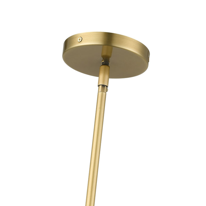 1 Light Natural Brass Mini Pendant