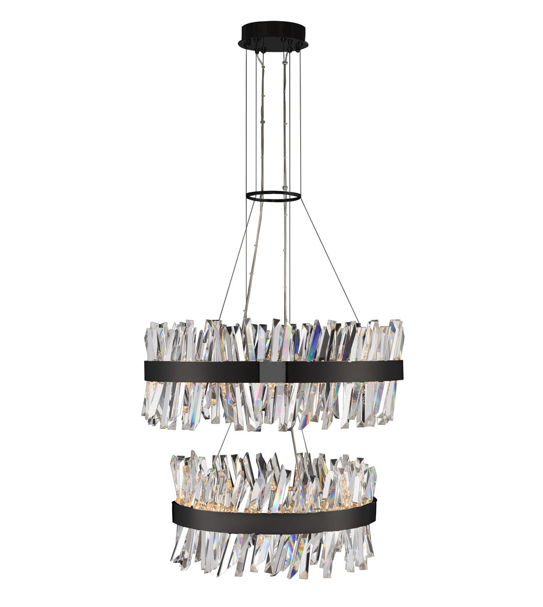 Glacier 2 Tier Led Pendant by Kalco Allegri