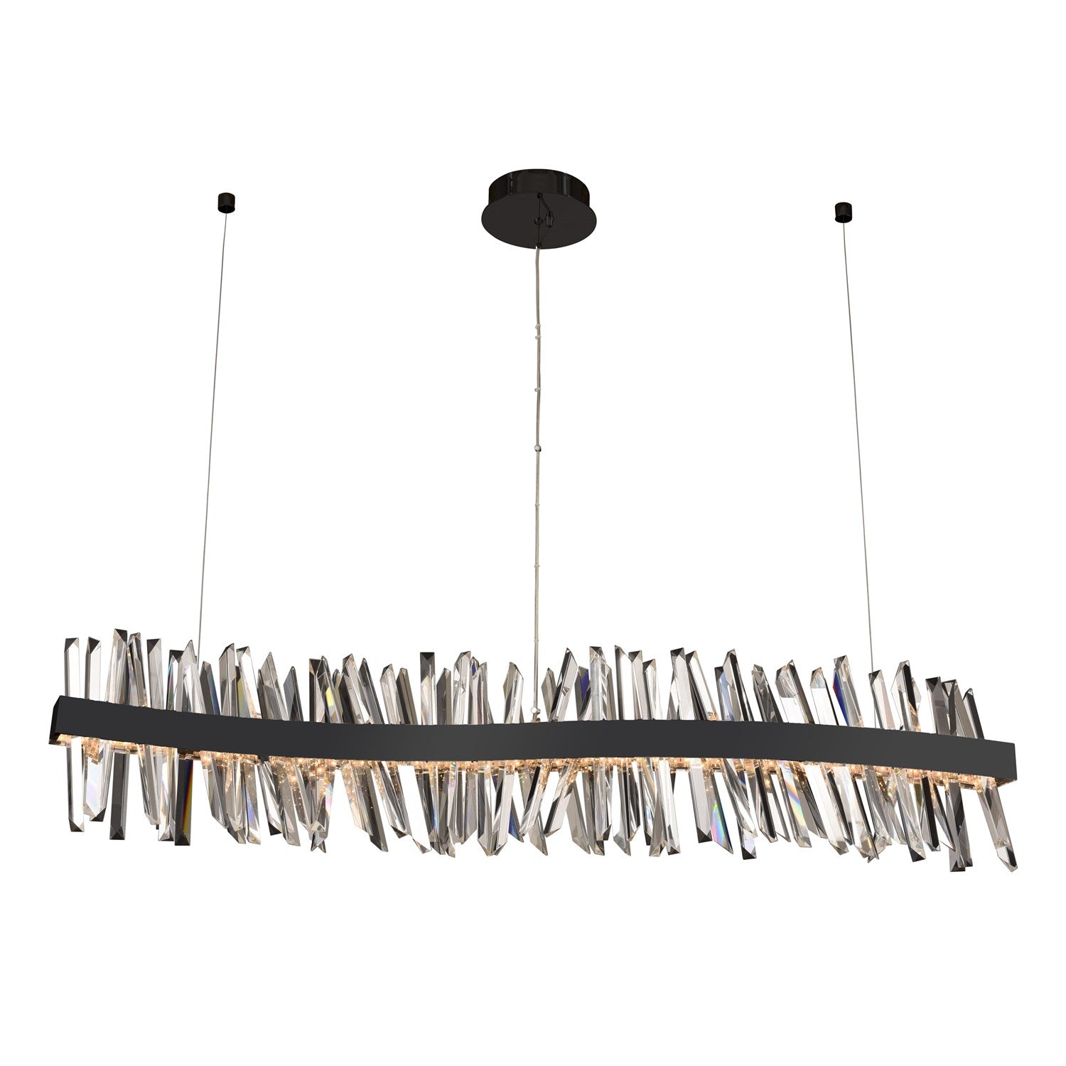 Glacier 60 In Led Wave Island by Kalco Allegri