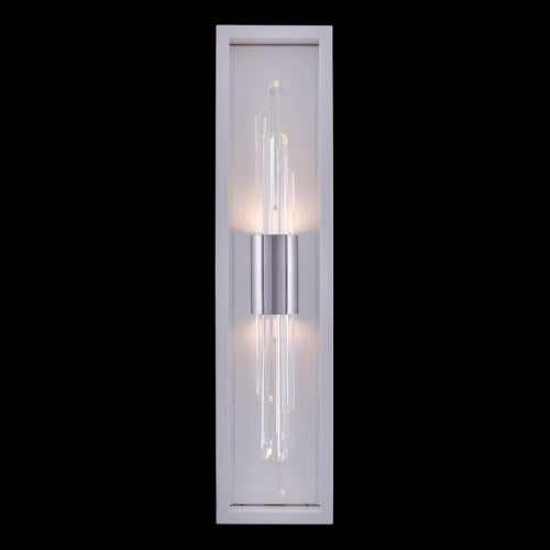 Lucca Chrome Led Outdoor Wall Sconce by Kalco Allegri