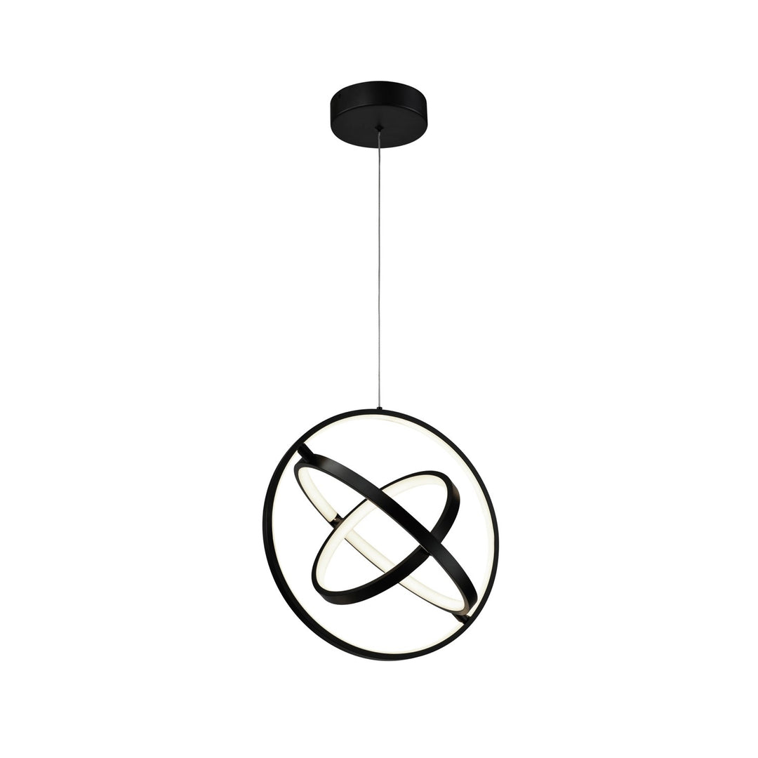 30W Led Orb Pendant Black by Artcraft
