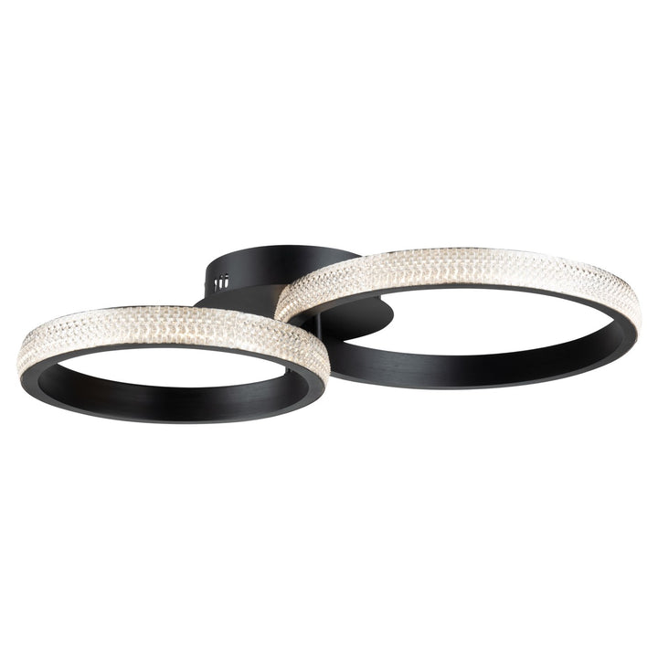 30W Led Flush Mount Black by Artcraft
