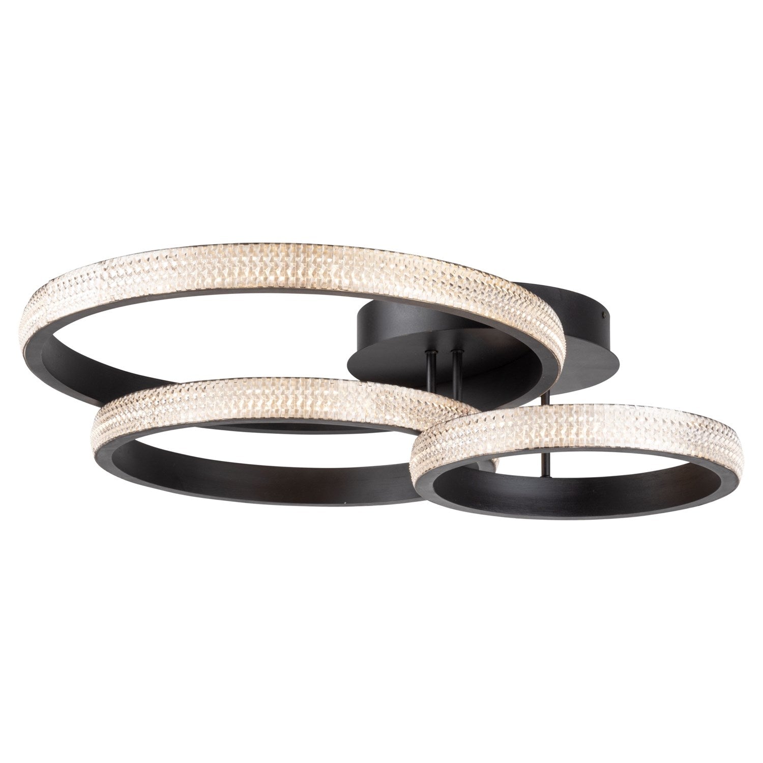 40W Led Flush Mount Black by Artcraft