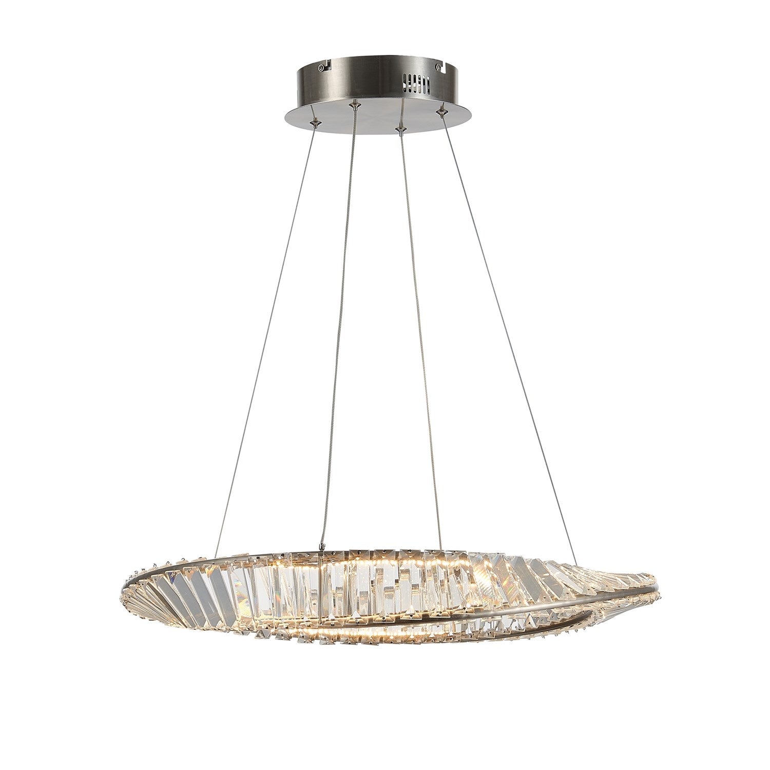 25W Led Pendant Satin Nickel
