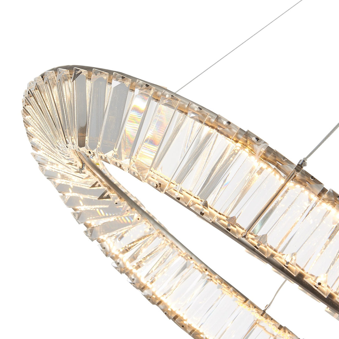 25W Led Pendant Satin Nickel