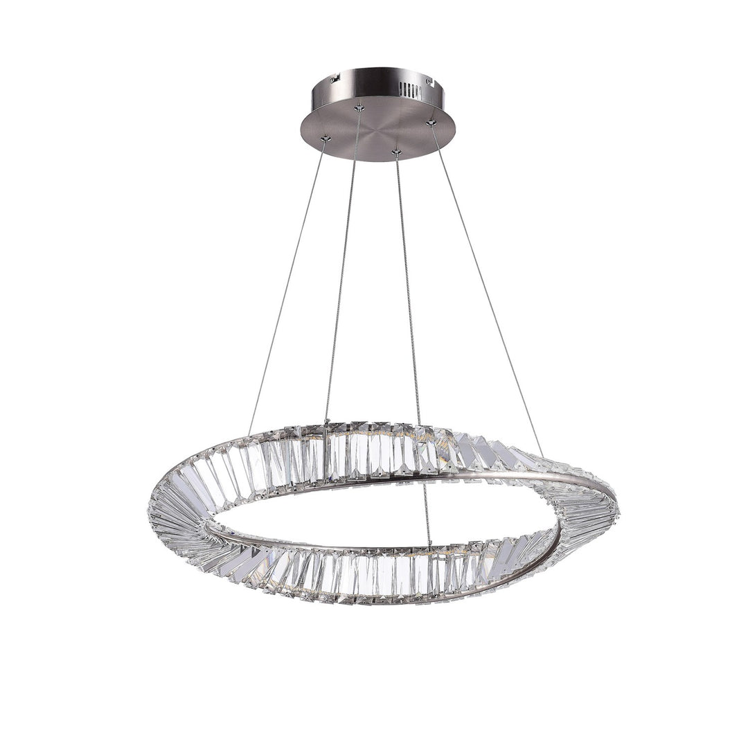 25W Led Pendant Satin Nickel