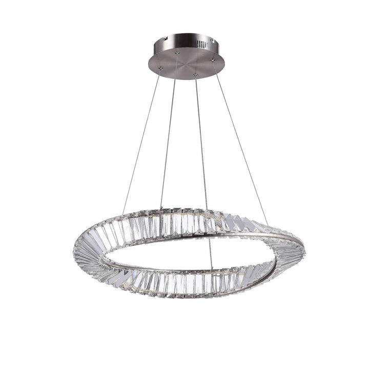 25W Led Pendant Satin Nickel