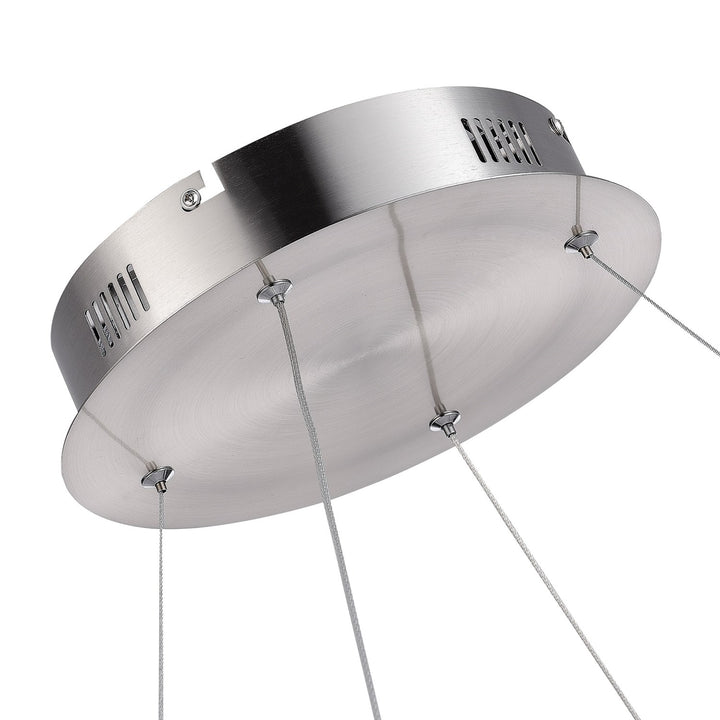 25W Led Pendant Satin Nickel