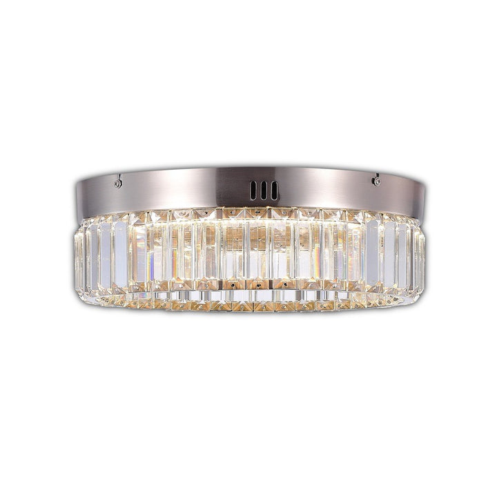 Stella Single Tier Led Flushmount Satin Nickel