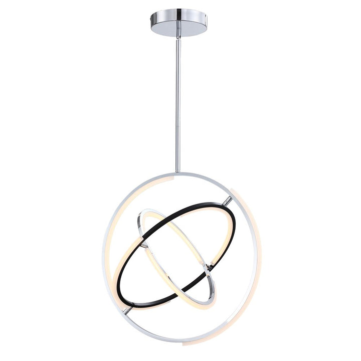 Collection Integrated Led 24 In. Pendant Polished Nickel by Artcraft