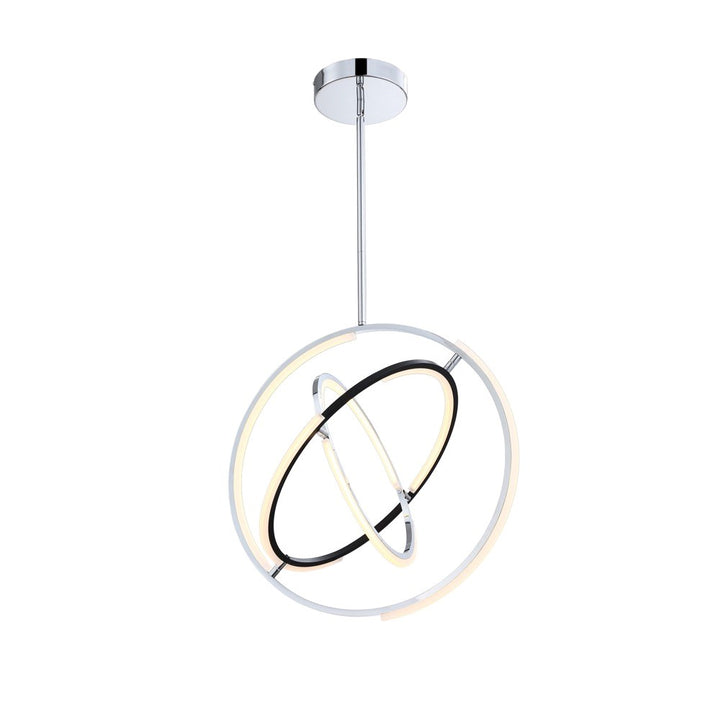 Collection Integrated Led 24 In. Pendant Polished Nickel