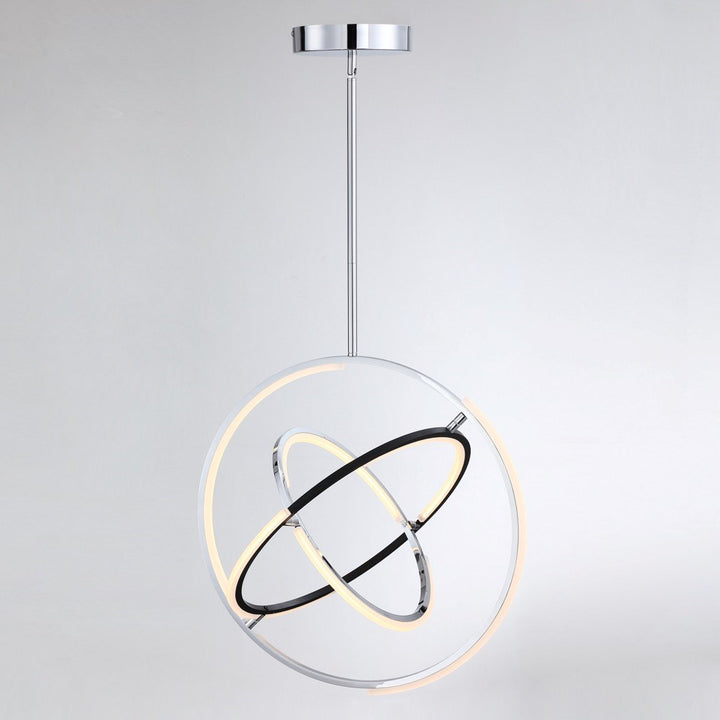 Collection Integrated Led 24 In. Pendant Polished Nickel
