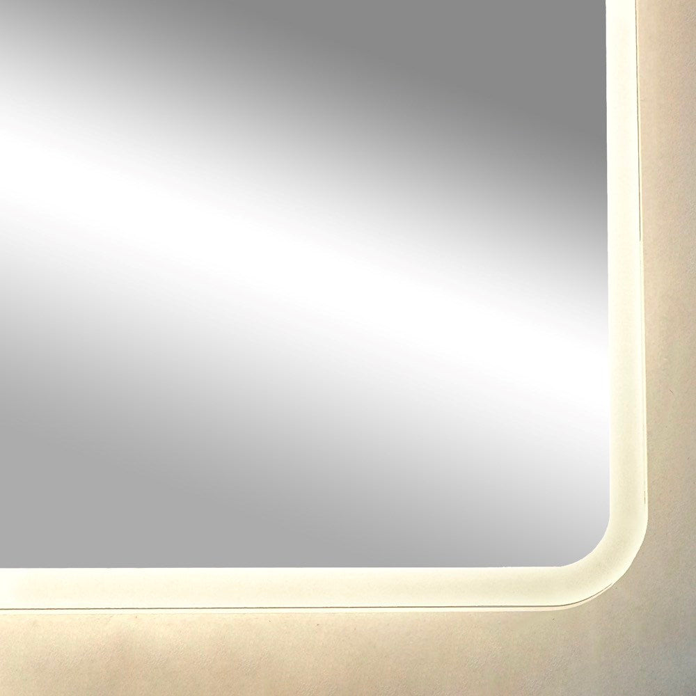 Collection 32W Led Rectangular Mirror Silver