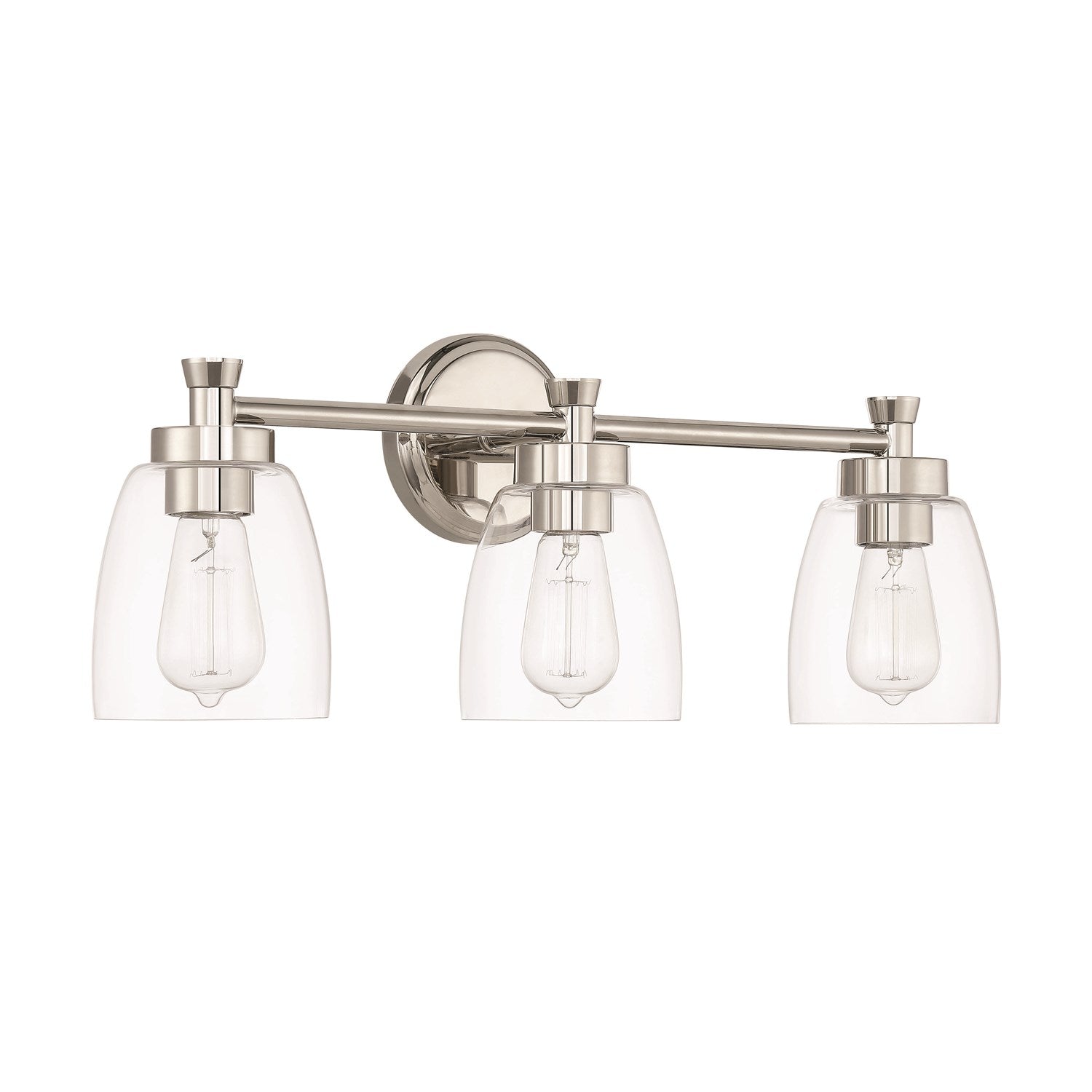 Henning 3 Light Vanity in Polished Nickel by Craftmade