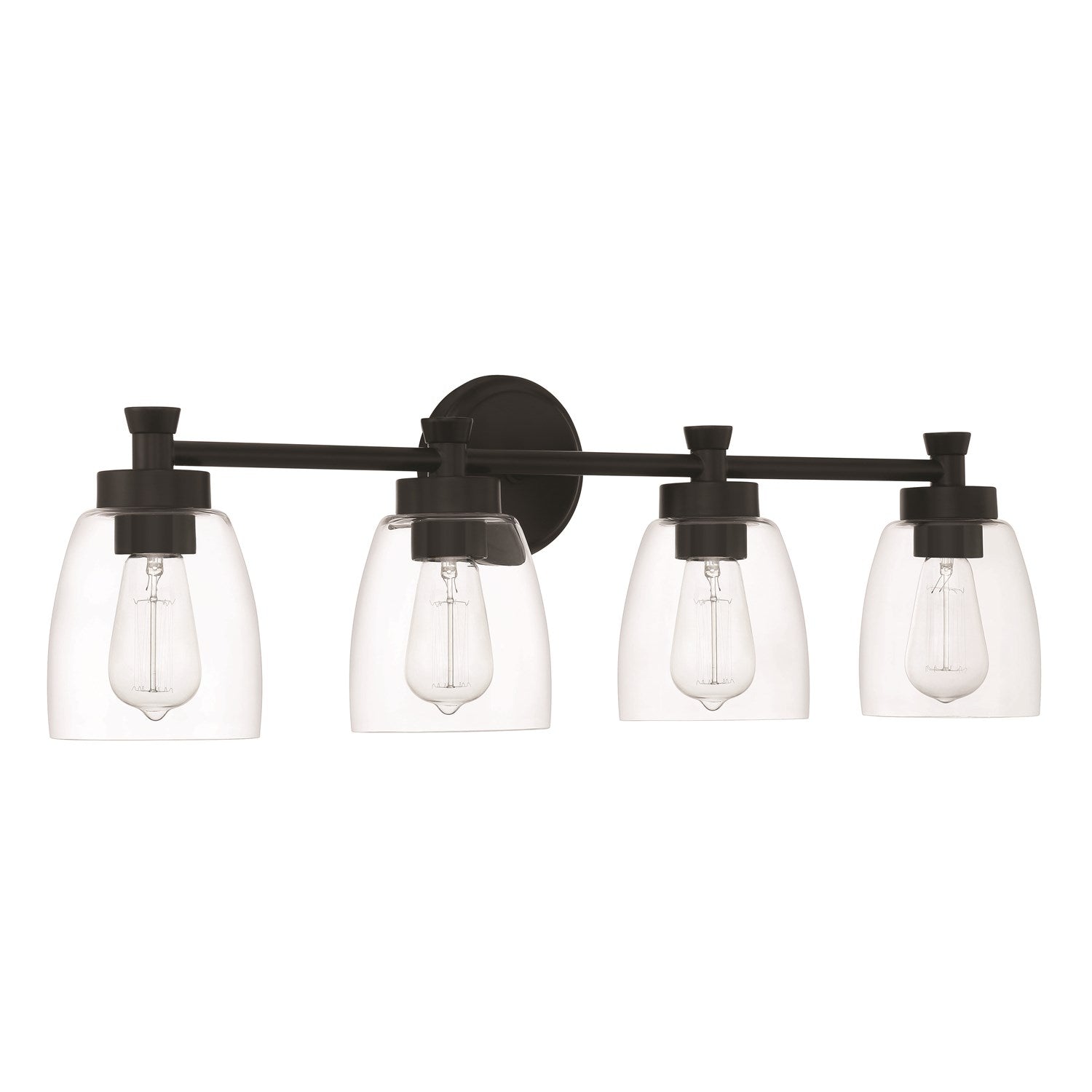 Henning 4 Light Vanity in Flat Black by Craftmade