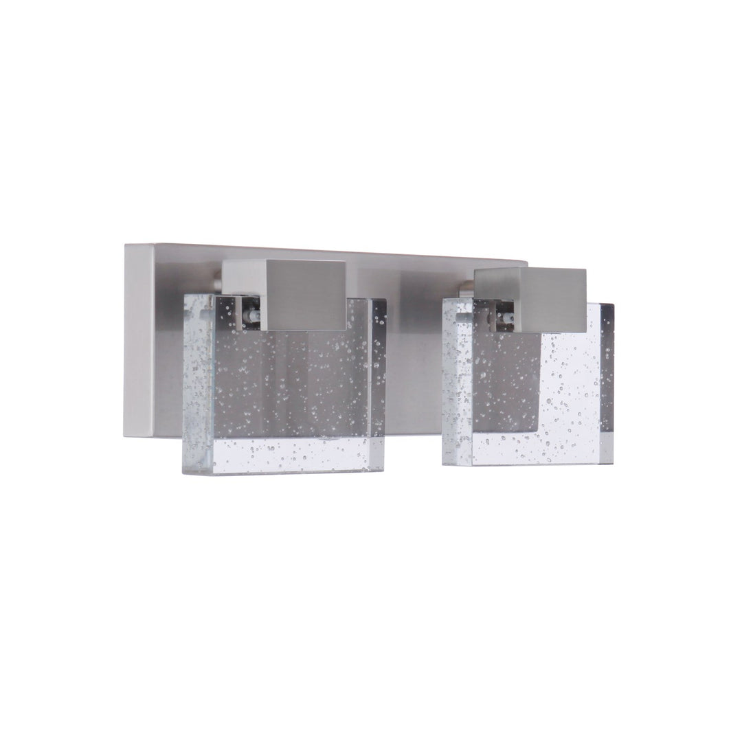 Alamere 2 Light LED Vanity in Brushed Polished Nickel by Craftmade