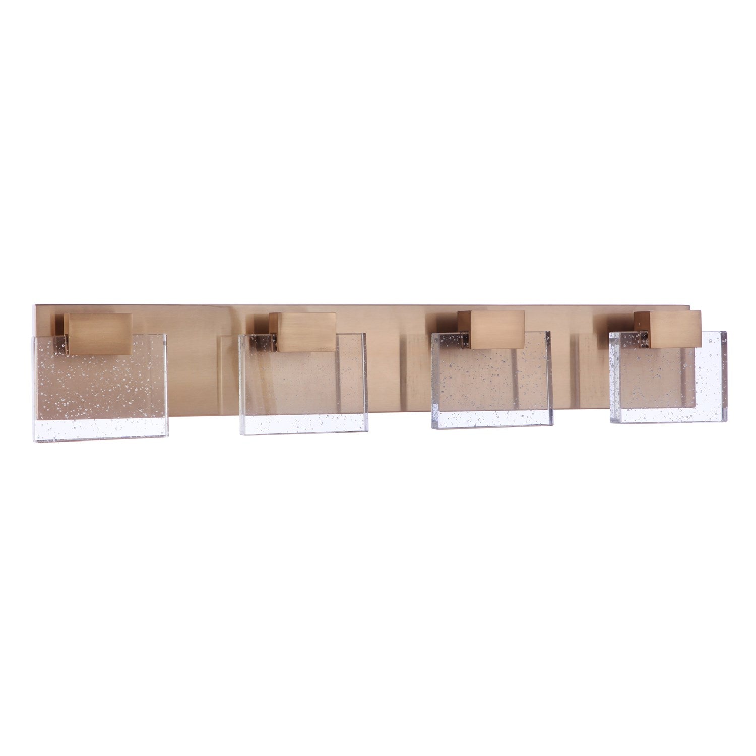 Alamere 4 Light LED Vanity in Satin Brass by Craftmade